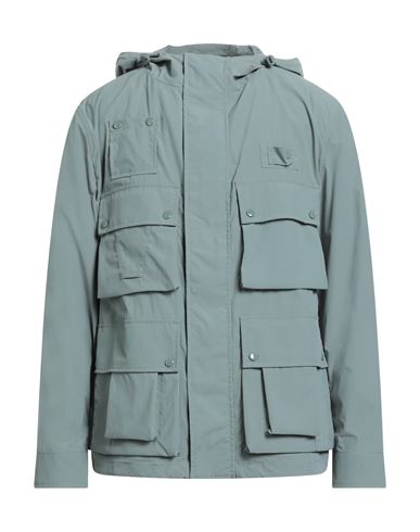 Belstaff Man Jacket Sage Green Size 40 Polyester In Green