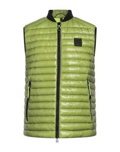 Belstaff Man Vest Lime Green Size 44 Polyamide In Green