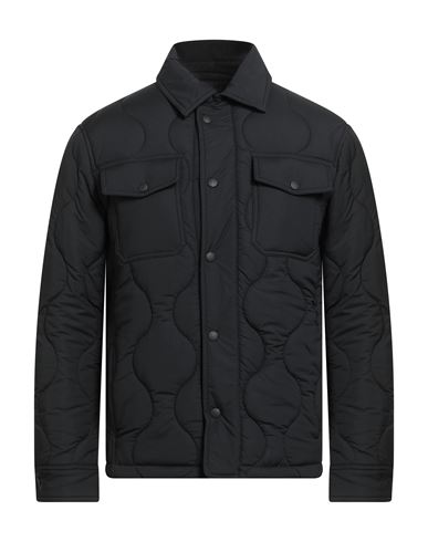 Woolrich Man Puffer Black Size S Polyester In Black