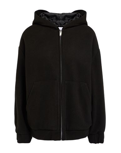 Icona By Kaos Woman Jacket Black Size 6 Polyester, Acrylic, Wool In Black