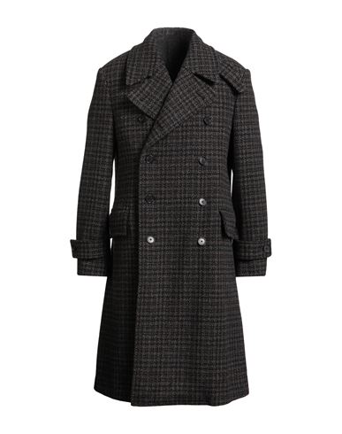 Caruso Man Coat Brown Size 42 Wool, Cashmere In Brown