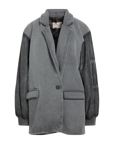 Kaos Jeans Woman Coat Grey Size M Polyester In Gray