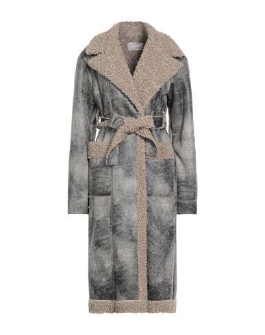 Kaos Jeans Woman Coat Dark Brown Size 10 Cotton In Brown