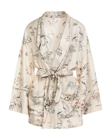 La Prestic Ouiston Woman Jacket Ivory Size 2 Silk In White