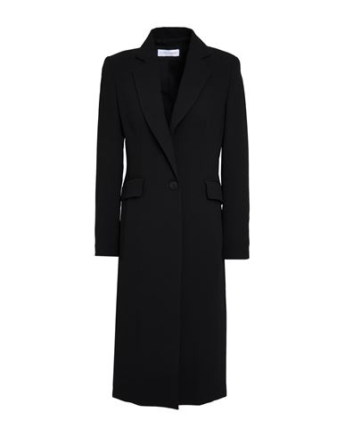 Caractere Caractère Woman Overcoat & Trench Coat Black Size 14 Polyester In Black