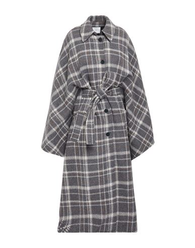 Ballantyne Woman Cape Grey Size M Wool, Cashmere In Gray