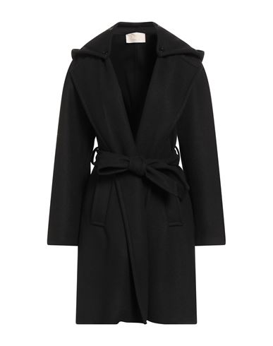Kaos Jeans Woman Coat Black Size 8 Polyester In Black