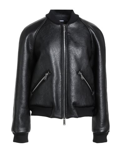 Dsquared2 Woman Jacket Black Size 6 Polyester, Viscose In Black