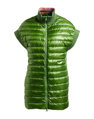 Herno Globe Woman Puffer Green Size 8 Polyamide, Cotton In Green