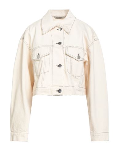 Closed Contrast-stitching Denim Jacket In White