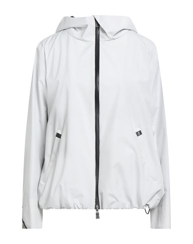 Herno Laminar Woman Jacket Light Grey Size 10 Polyester In Multi
