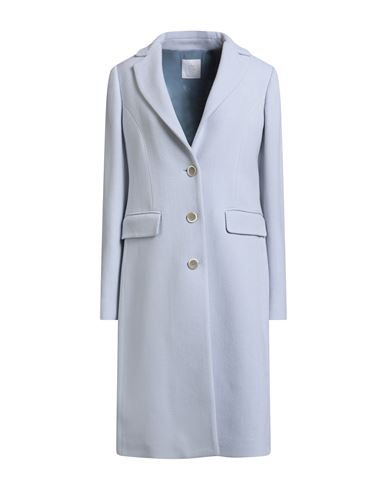 Eleventy Woman Coat Sky Blue Size 6 Wool, Polyamide, Cashmere In Blue