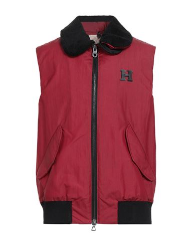 Historic Heroe's Man Vest Burgundy Size L Polyamide, Polyurethane In Red