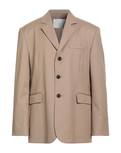 Dunst Man Blazer Camel Size Xl Wool, Polyester In Neutral