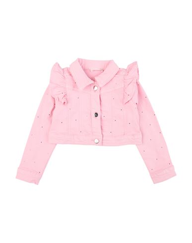Liu •jo Toddler Girl Denim Outerwear Pink Size 7 Cotton, Elastane In Pink