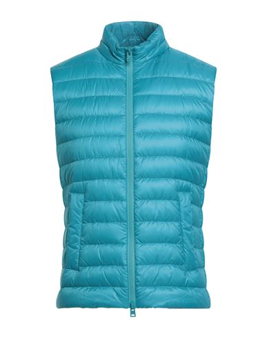 Herno Globe Man Vest Azure Size 50 Polyamide In Blue