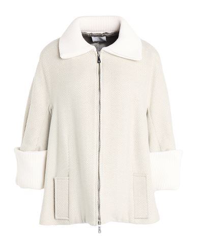 Eleventy Woman Coat Light Grey Size 2 Viscose, Wool, Cashmere In Gray