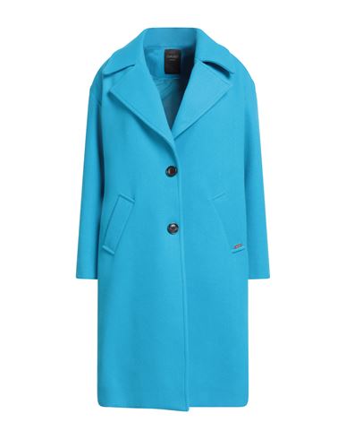 Gaudì Jeans Woman Coat Azure Size 6 Polyester In Blue