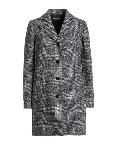 Dolce & Gabbana Multicolor Trench Knee Long Jacket Coat In Black