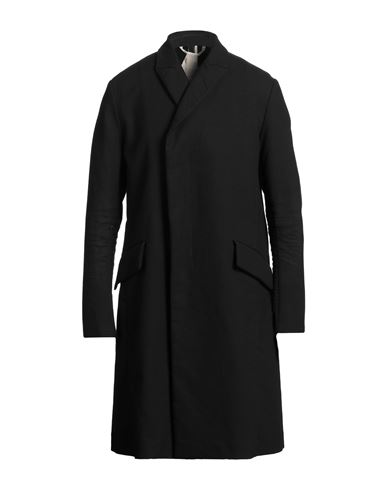 Masnada Man Overcoat & Trench Coat Black Size 42 Cotton In Black
