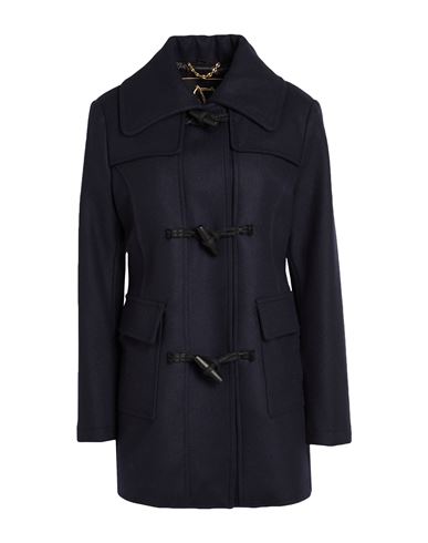 Sealup Woman Coat Midnight Blue Size 10 Wool In Blue