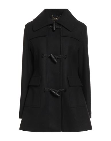 Sealup Woman Coat Black Size 4 Wool In Black