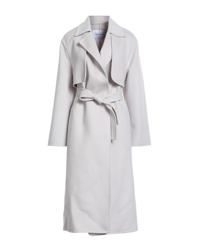 Fabiana Filippi Woman Coat Light Grey Size 6 Virgin Wool, Cashmere In Gray