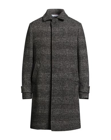Bottega Martinese Man Coat Black Size 38 Wool, Polyester, Acrylic, Polyamide In Black