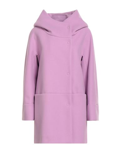 Sopi Woman Coat Lilac Size 12 Polyester In Purple