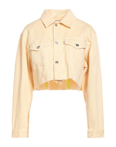 Department Five Department 5 Woman Jacket Cream Size S Cotton In Orange