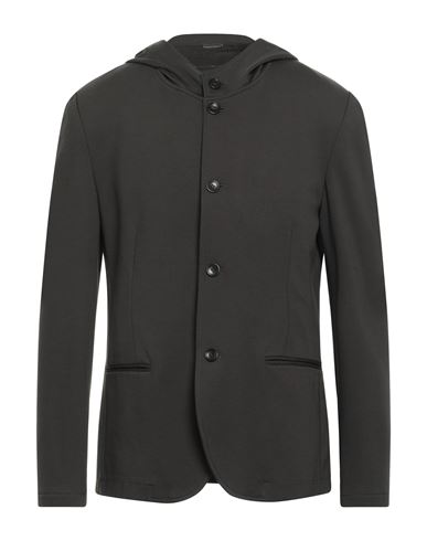 Daniele Alessandrini Man Jacket Charcoal Size 44 Viscose, Polyamide, Elastane In Gray