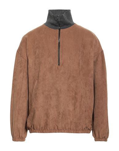 I'm Brian Man Jacket Camel Size M Polyester, Elastane In Brown