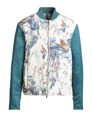 Baldessarini Man Jacket Cream Size Xl Polyester In Green