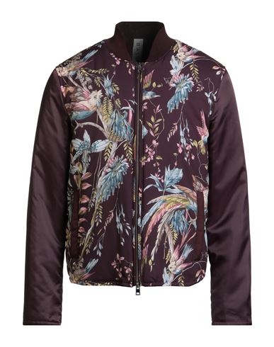 Baldessarini Man Jacket Burgundy Size M Polyester In Brown
