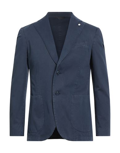 L.b.m 1911 L. B.m. 1911 Man Blazer Navy Size 46 Cotton In Blue