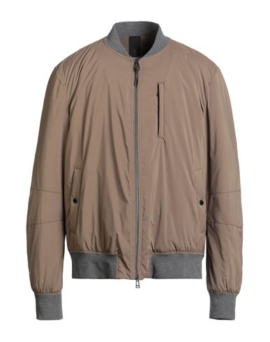 Windsor . Man Jacket Taupe Size 46 Polyester, Cotton, Elastane In Brown