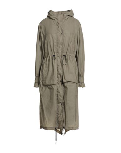 Masnada Woman Puffer Khaki Size 8 Cotton In Neutral