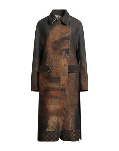 Masnada Woman Coat Grey Size 4 Wool, Polyamide In Gray