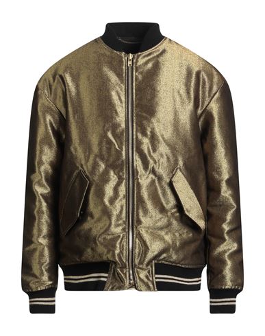 Department Five Department 5 Sex Pistols Man Jacket Gold Size M Cotton, Rayon, Polyethylene In Gold