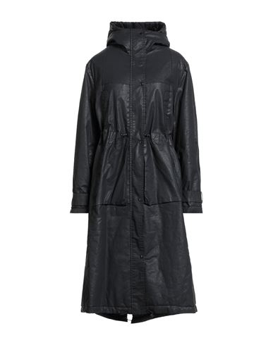 Masnada Woman Puffer Black Size 6 Cotton, Elastane In Black