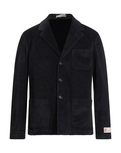 Massimo Alba Man Blazer Midnight Blue Size 42 Cotton In Black