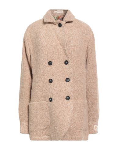 Massimo Alba Woman Coat Beige Size M Alpaca Wool, Virgin Wool, Nylon In Neutral