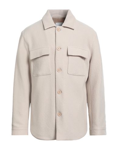 Sandro Man Jacket Beige Size Xl Wool In Neutral