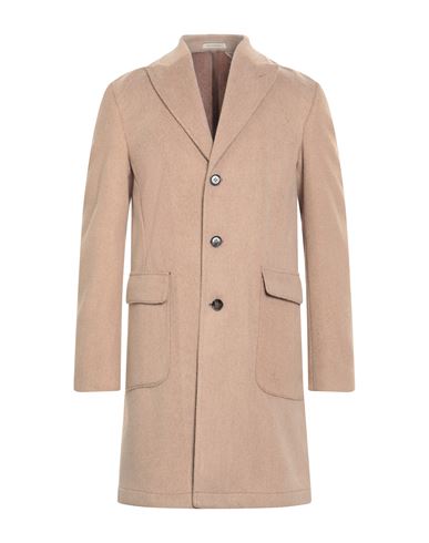 Suit Sartoria Man Coat Camel Size 46 Wool, Polyester In Sand