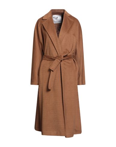 Compagnia Italiana Woman Coat Brown Size 10 Polyester, Viscose In Brown