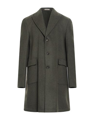 Suit Sartoria Man Coat Military Green Size 48 Wool, Polyester In Green