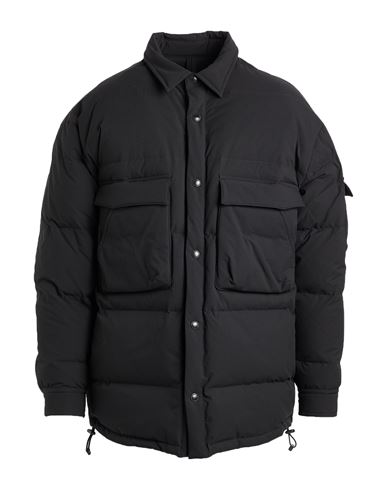 Comme Des Garçons Man Puffer Black Size L Polyester, Elastomultiester In Black