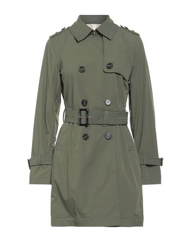 Dekker Woman Overcoat & Trench Coat Military Green Size 6 Polyester In Green