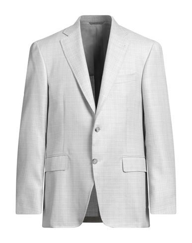 Canali Man Blazer Light Blue Size 48 Wool, Silk, Linen In Blue