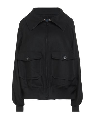 Regulation Yohji Yamamoto Woman Jacket Black Size 2 Wool, Nylon, Acrylic In Black